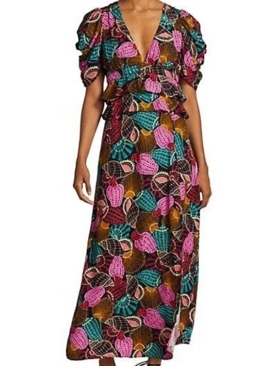 FARM Rio Dresses & Skirts - FARM Rio Shell Mix Midi Dress